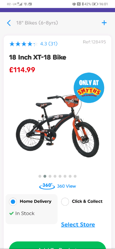 smyths bmx